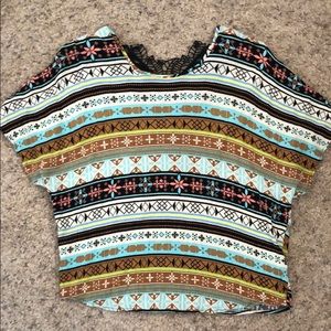 Boutique shirt with back design